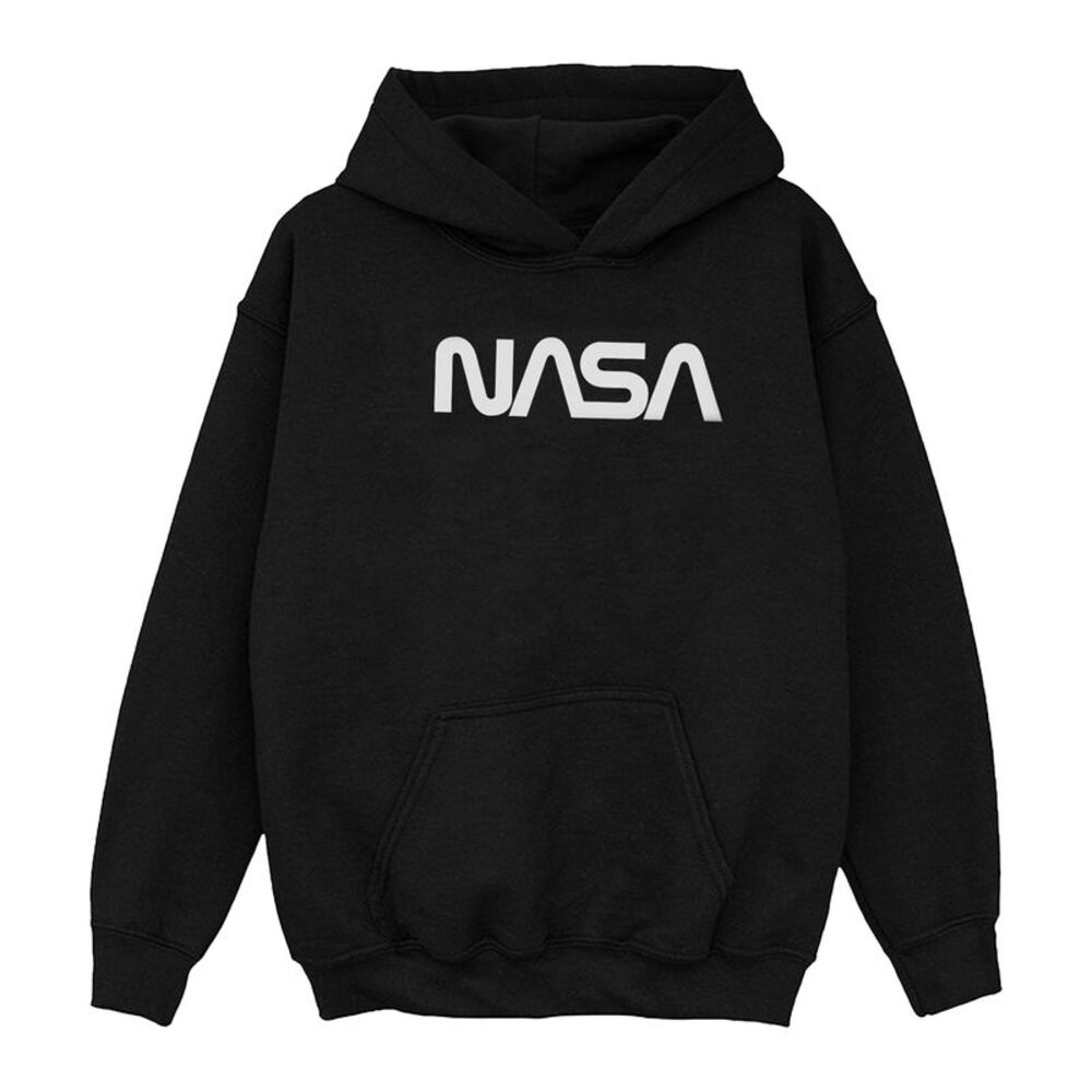 NASA Boys Modern Logo Hoodie / Black